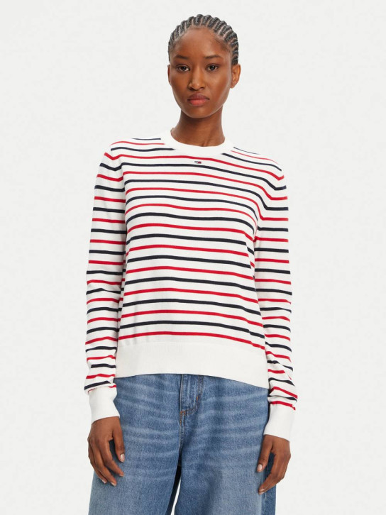 Tommy Jeans dámský pruhovaný svetr