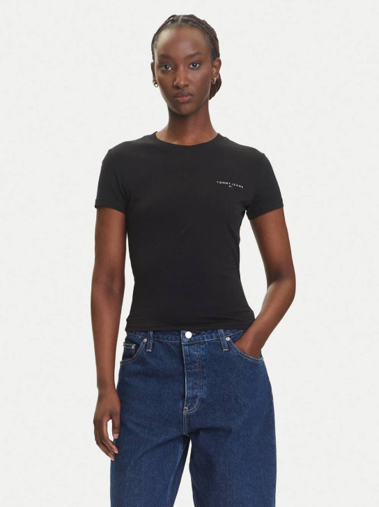 Tommy Jeans dámské černé tričko