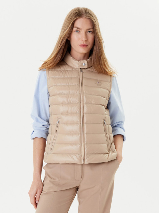 Dámská béžová vesta Tommy Hilfiger