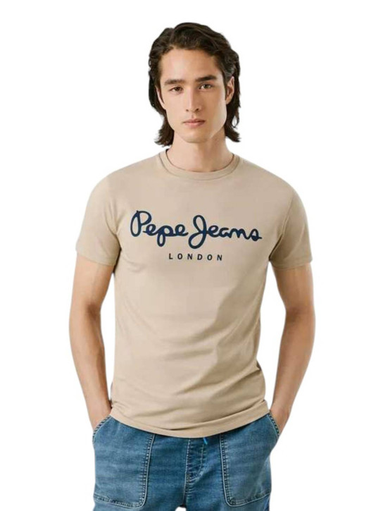 Pepe Jeans pánské béžové tričko