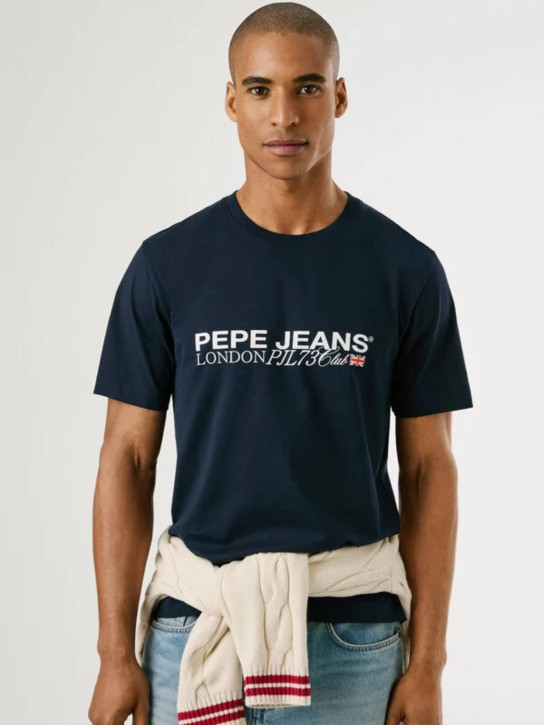 Pepe Jeans pánské tmavě modré tričko MATTHEW