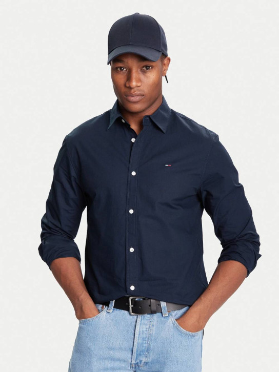 Tommy Jeans pánská modrá košile