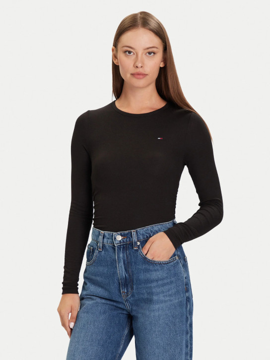 Tommy Jeans dámské černé tričko