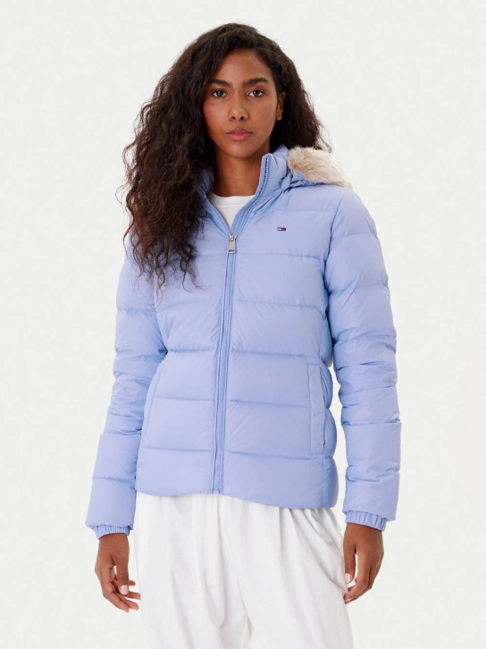 Tommy Jeans dámská světle fialová bunda