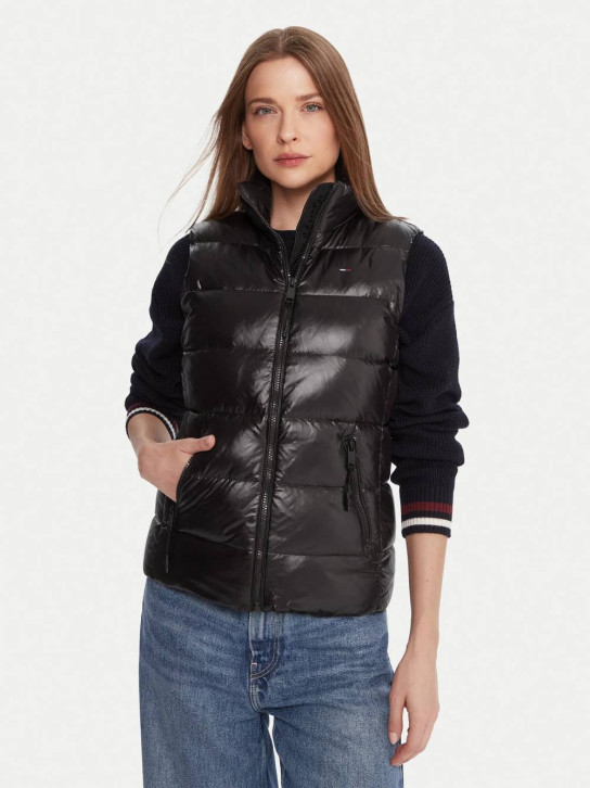 Tommy Jeans dámská černá vesta