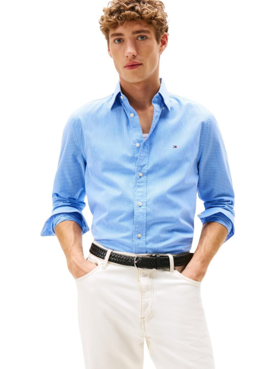 Tommy Hilfiger pánská modrá košile