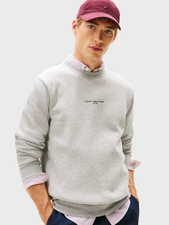 Tommy Hilfiger pánská šedá mikina