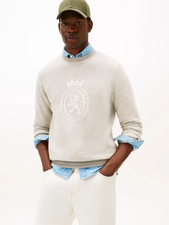 Tommy Hilfiger pánská šedá mikina