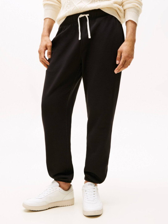 Tommy Hilfiger pánské černé tepláky