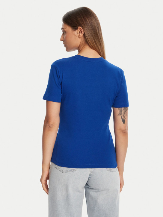 Tommy Hilfiger dámské modré basic triko