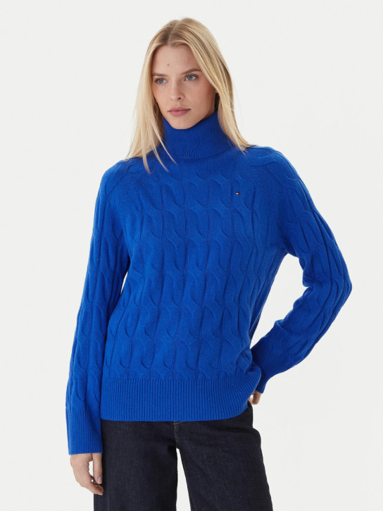 Tommy Hilfiger dámský modrý rolák