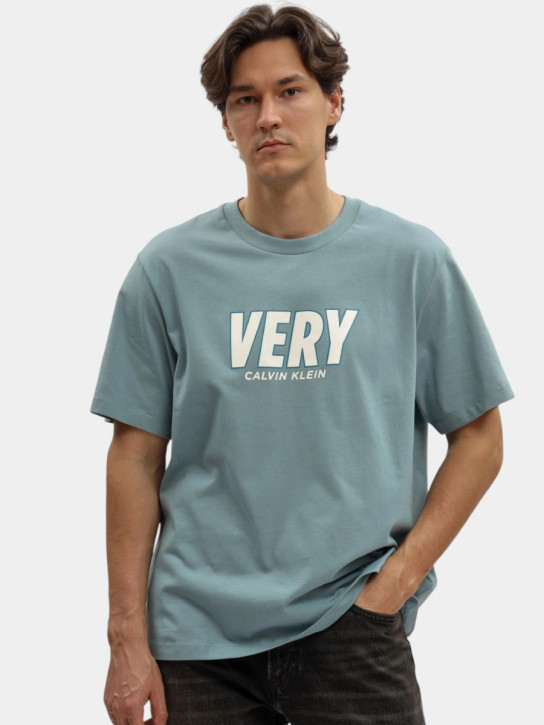 Calvin Klein pánské tyrkysové tričko