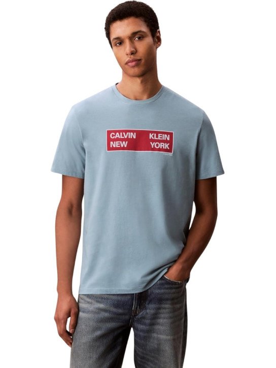 Calvin Klein pánské modré tričko