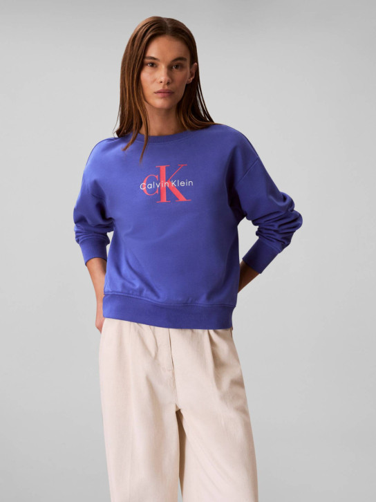 Calvin Klein dámská modrá mikina 