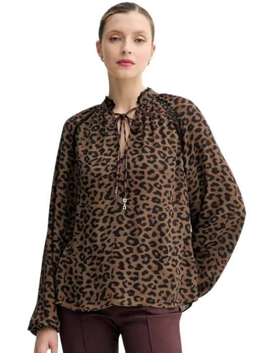 Guess dámská halenka se zvířecím vzorem