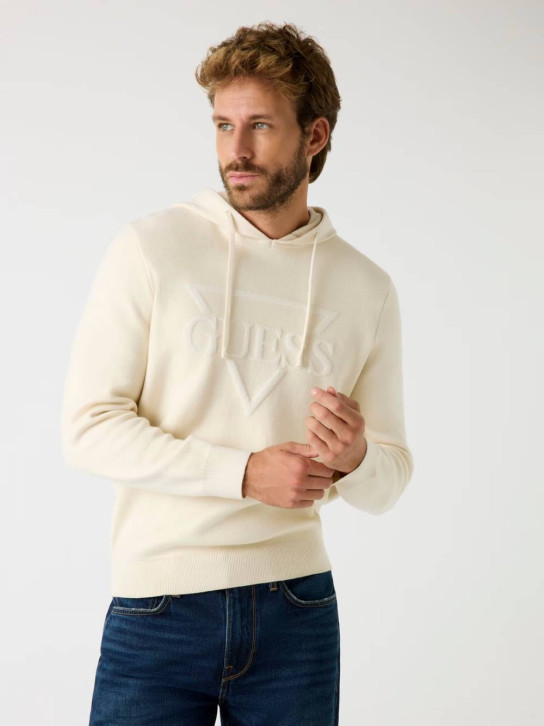 Guess pánský krémový svetr