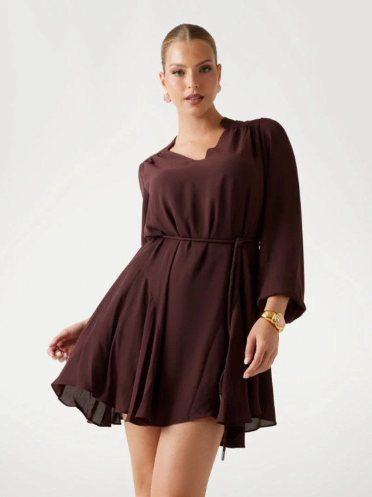 Guess dámské hnědé šaty 