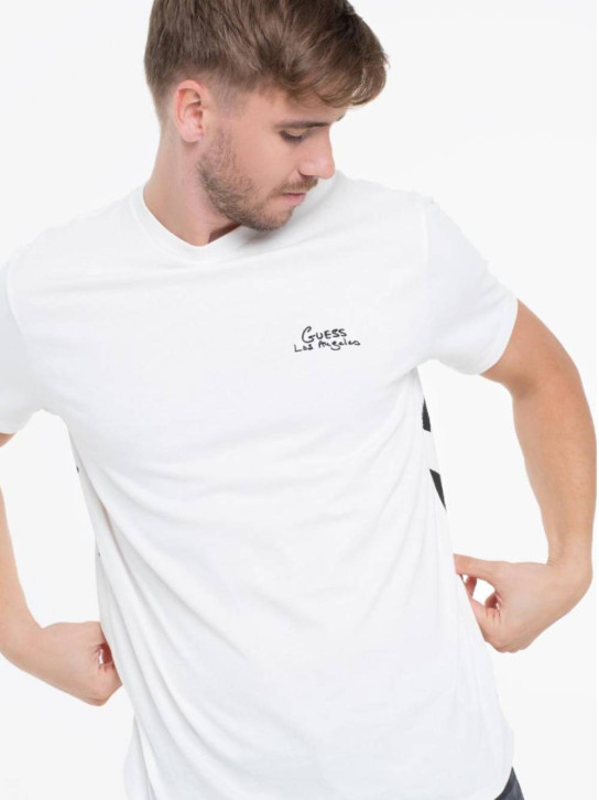 Guess pánské bílé tričko
