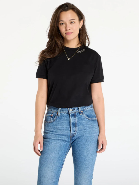 Guess dámské černé tričko