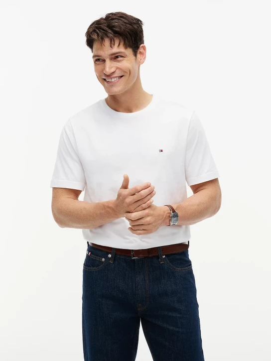 Tommy Hilfiger pánské bílé tričko