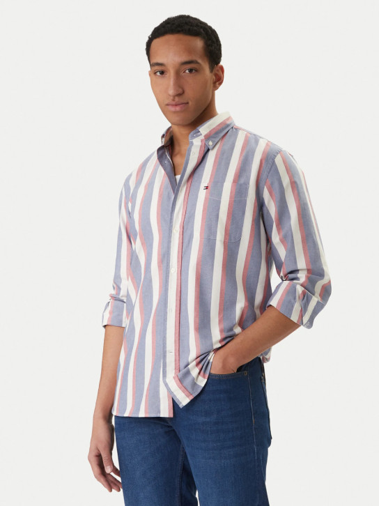 Tommy Jeans pánská pruhovaná košile
