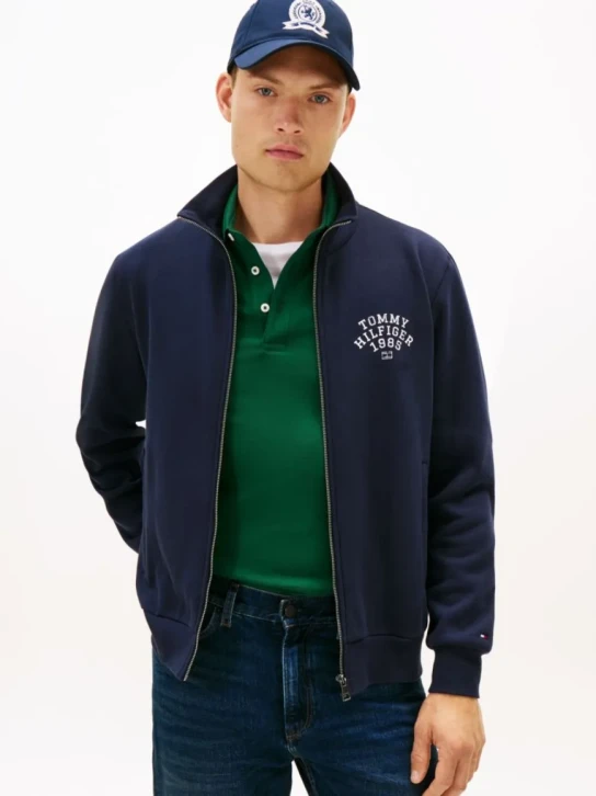 Tommy Hilfiger pánský tmavě modrý svetr
