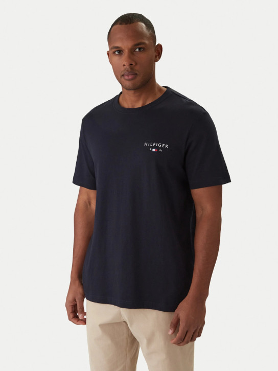 Tommy Hilfiger pánské tmavě modré triko