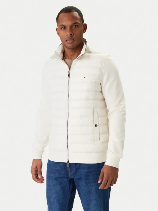 Tommy Hilfiger pánská krémová bunda