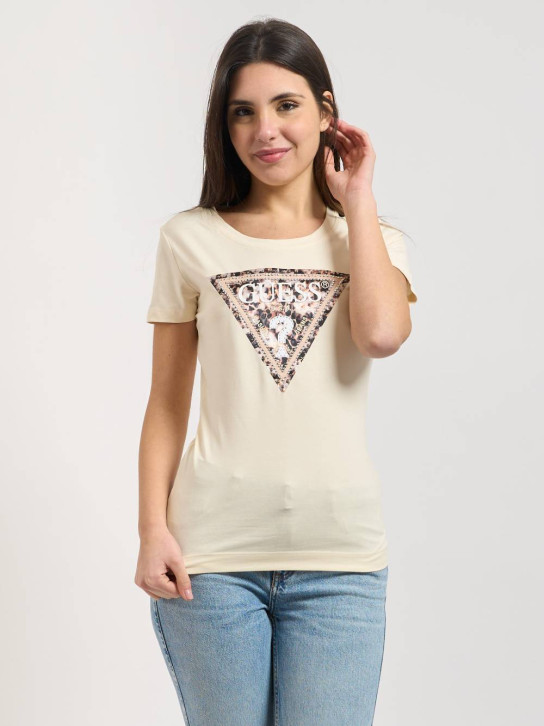 Guess dámské béžové tričko