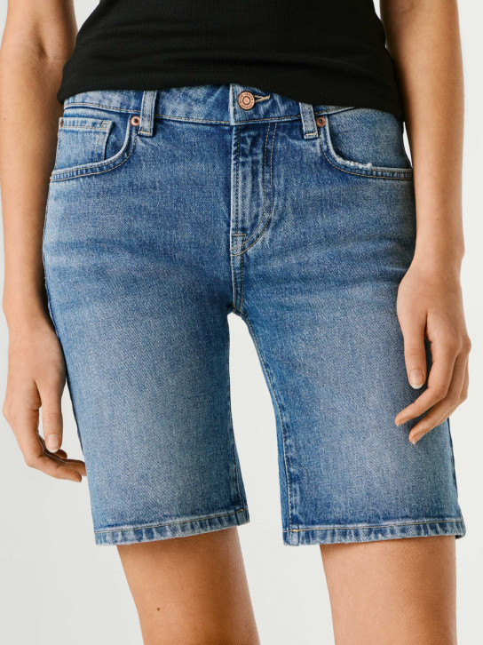 Pepe Jeans dámské modré džínové šortky
