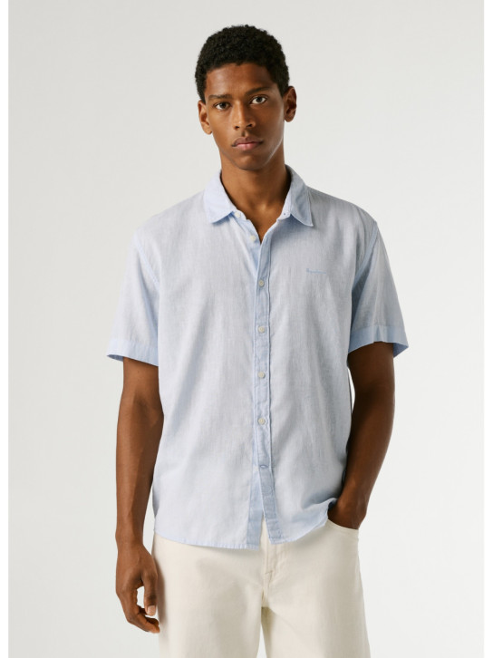 Pepe Jeans pánská modrá košile