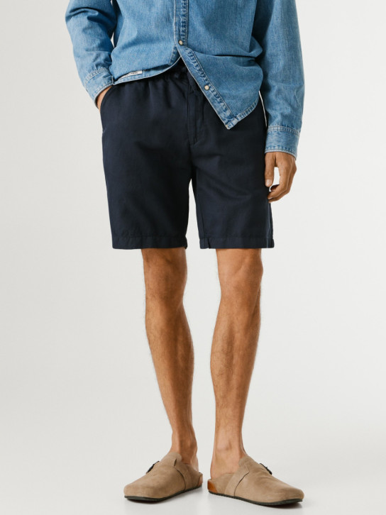 Pepe Jeans pánské modré šortky