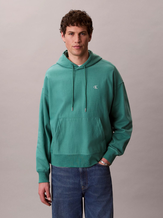 Calvin Klein pánská zelená mikina