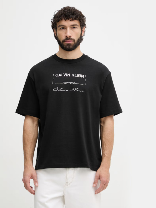 Calvin Klein pánské černé tričko
