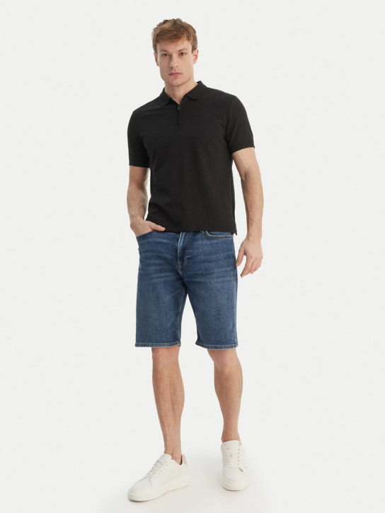 Calvin Klein pánské modré džínové šortky