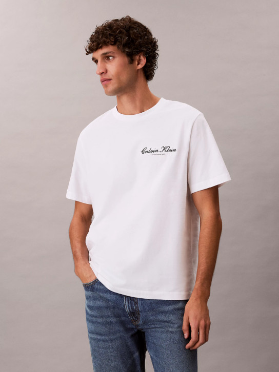 Calvin Klein pánské bílé tričko