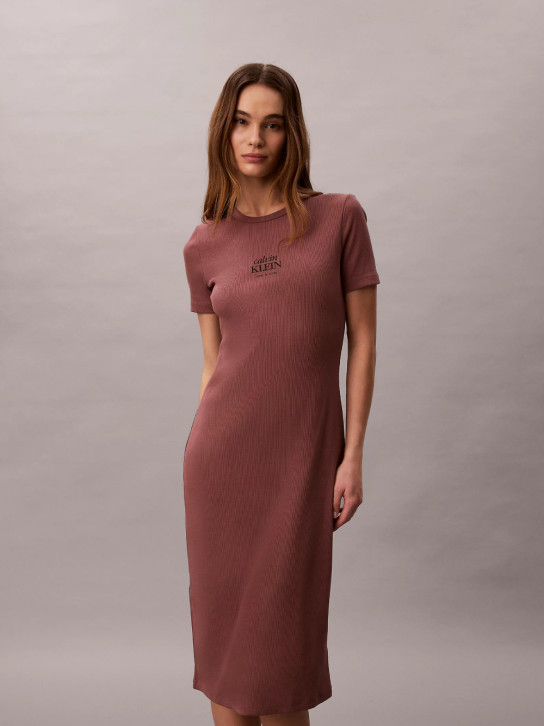 Calvin Klein dámské hnědé šaty