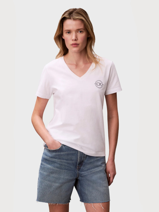 Calvin Klein dámské bílé tričko