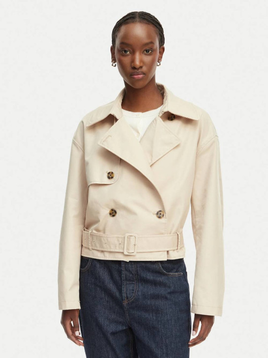 Tommy Jeans dámský béžový trenčkot