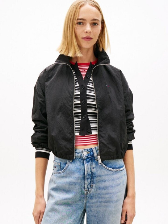 Tommy Jeans dámská černá přechodová bunda