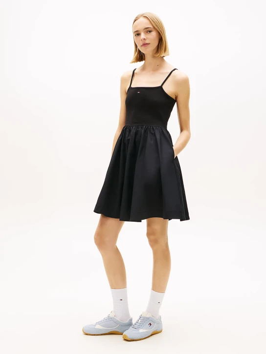 Tommy Jeans dámské černé šaty