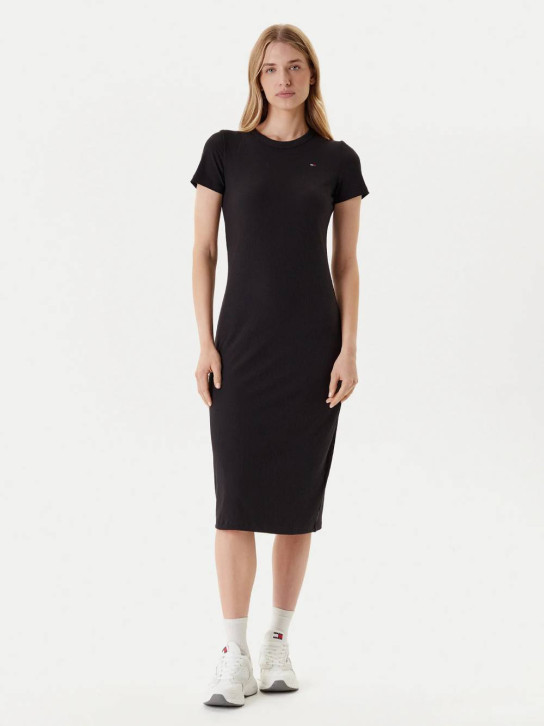 Tommy Jeans dámské černé šaty