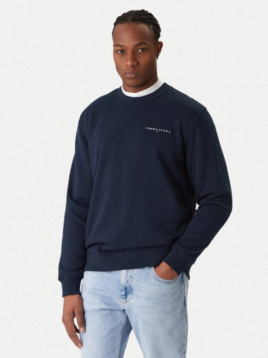 Tommy Jeans pánská modrá mikina