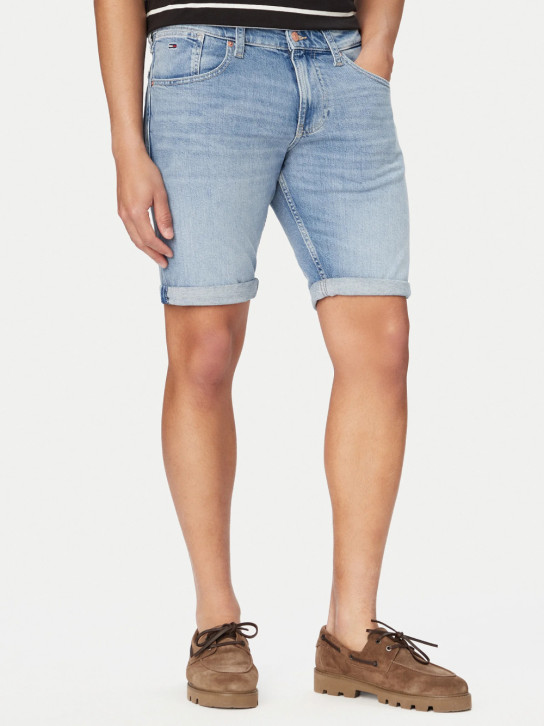 Tommy Jeans pánské modré džínové šortky