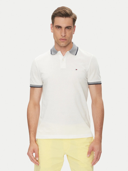 Tommy Hilfiger pánské bílé polo tričko