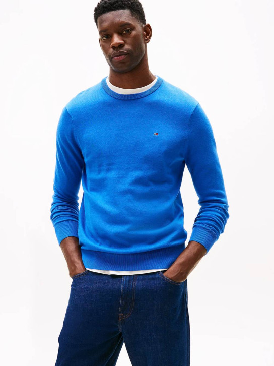 Tommy Hilfiger pánský modrý svetr
