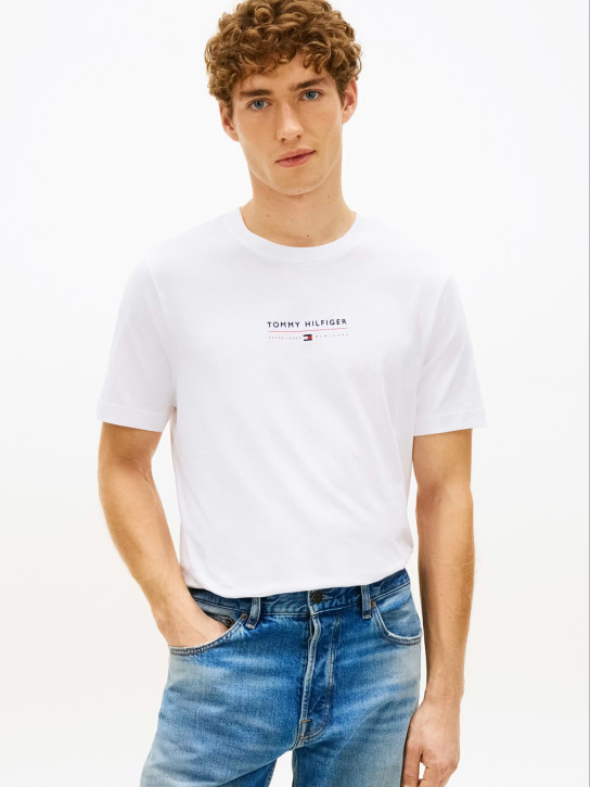 Tommy Hilfiger pánské bílé tričko