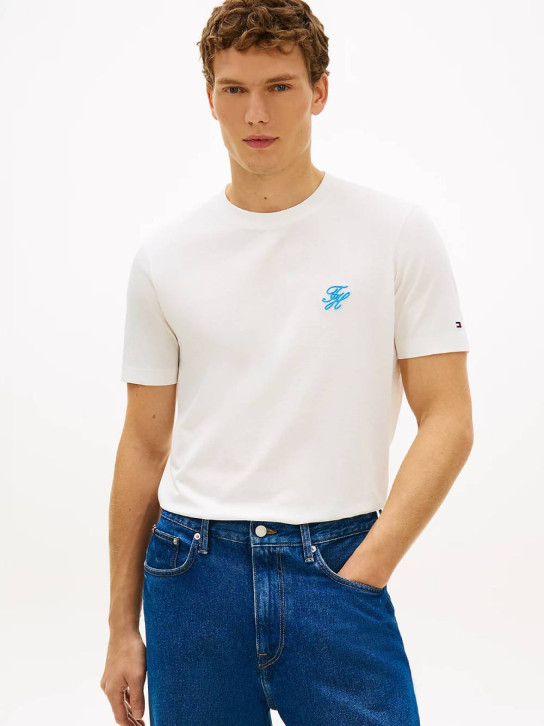 Tommy Hilfiger pánské bílé tričko