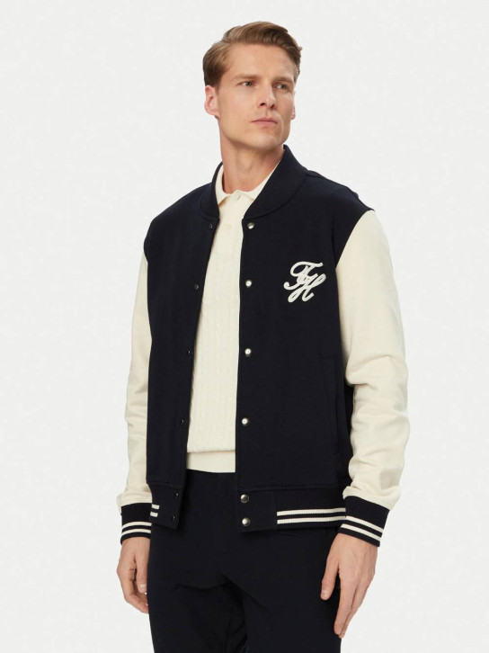 Tommy Hilfiger pánská tmavomodrá mikina