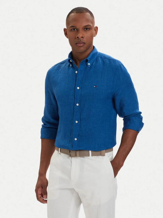 Tommy Hilfiger pánská modrá košile